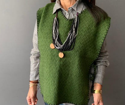 Chaleco de lana Con Diseño