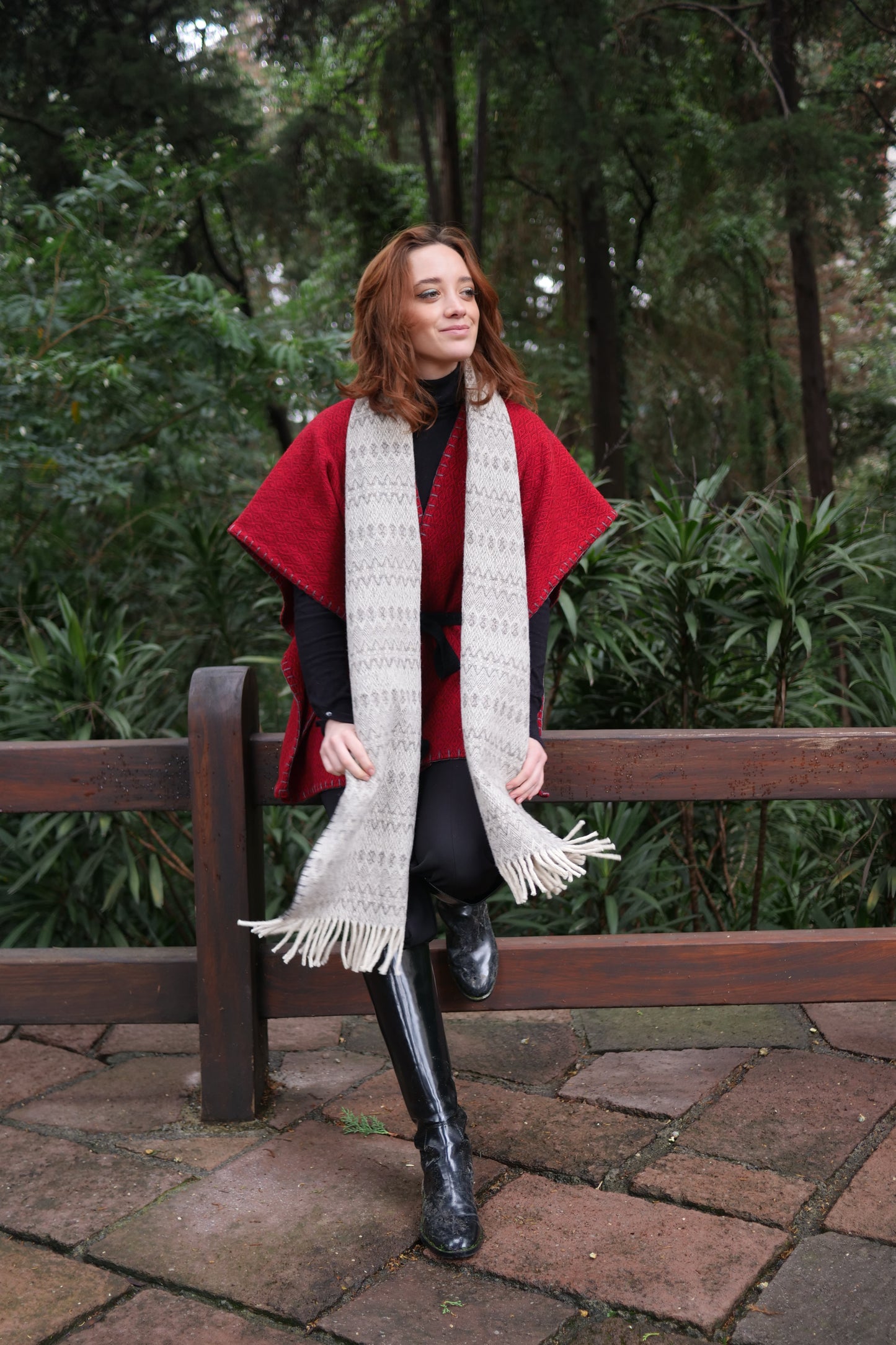 Bufanda/Chal Con diseño