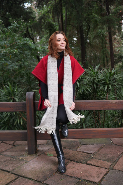 Bufanda/Chal Con diseño