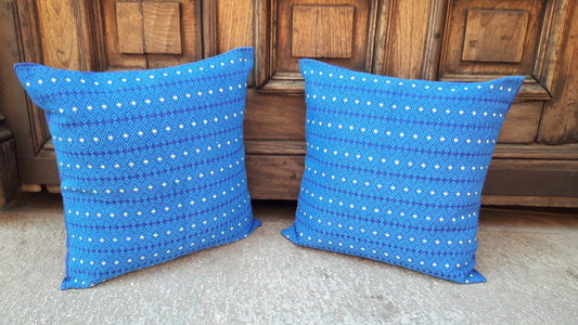 Cojín Telar de Cintura Brocado Los Bosques