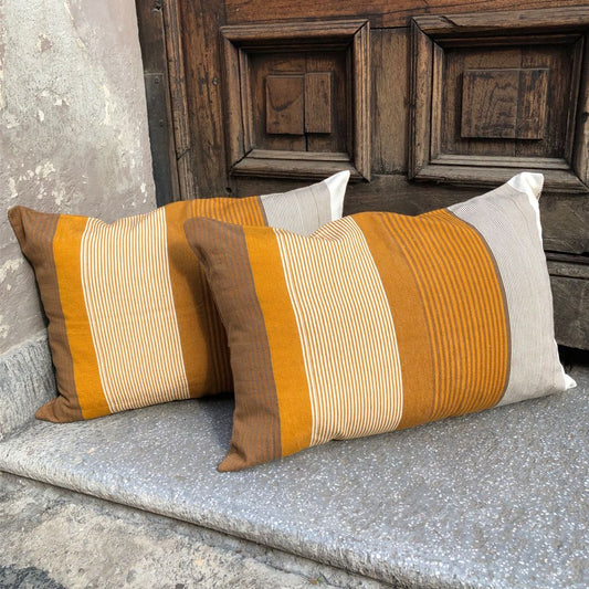 Cojín Telar de Cintura Lumbar Rayas