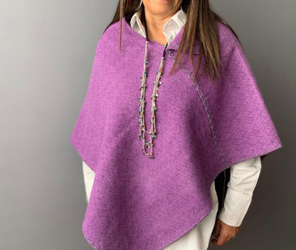 Poncho Con Diseño