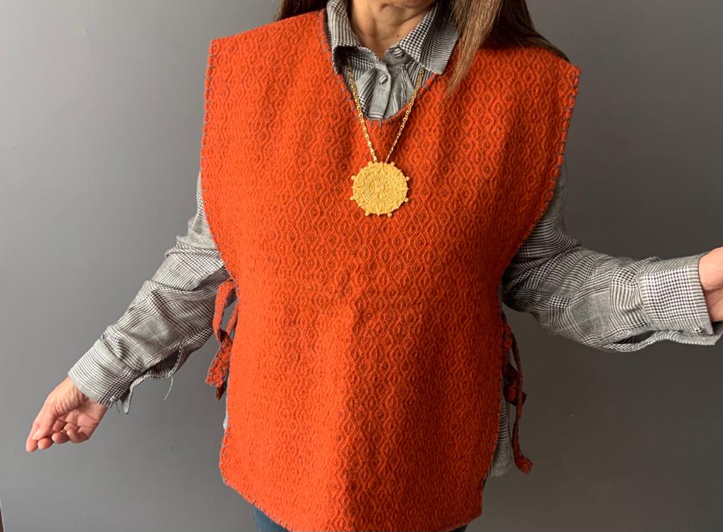 Chaleco de lana Con Diseño