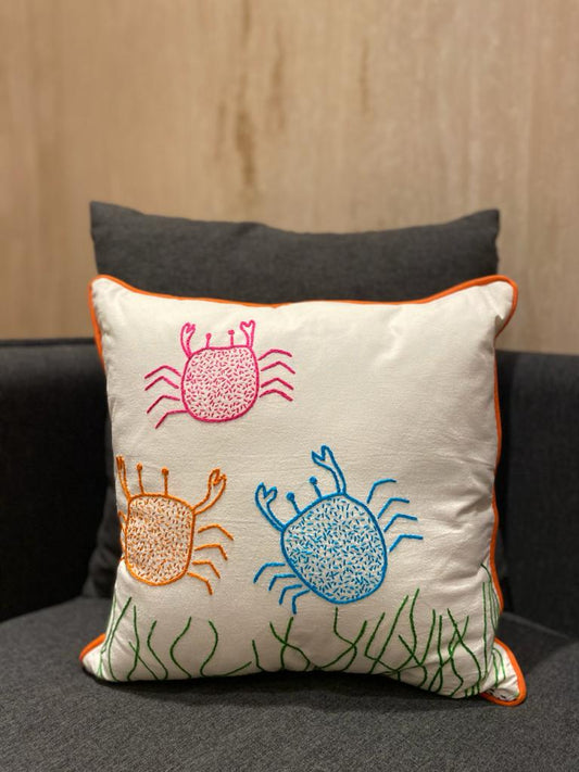 Cojín Mazahua Mini Cangrejos