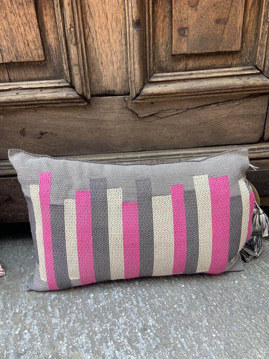 Cojín Telar de Cintura Lumbar Rayas