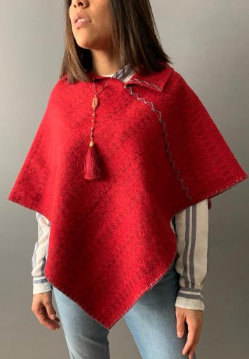 Poncho Con Diseño