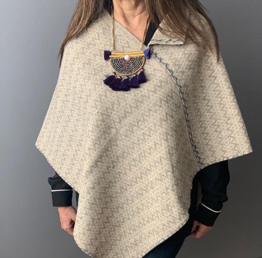 Poncho Con Diseño