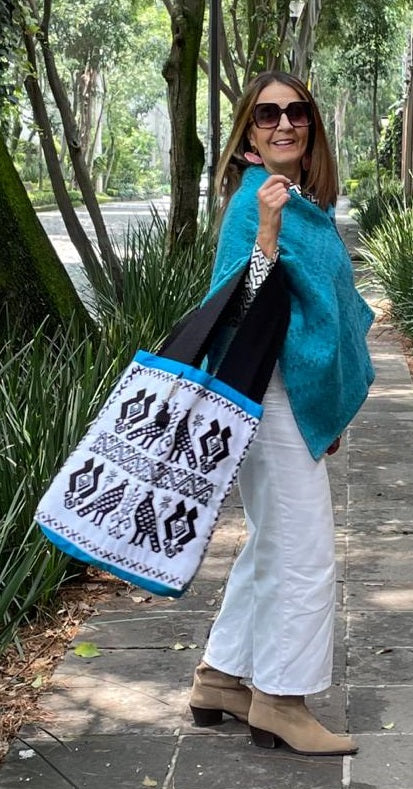 Bolsa Mazahua mediana