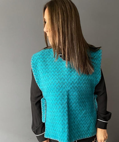 Chaleco de lana Con Diseño