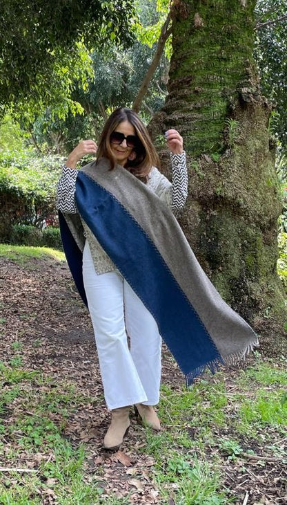 Bufanda/Chal Bicolor