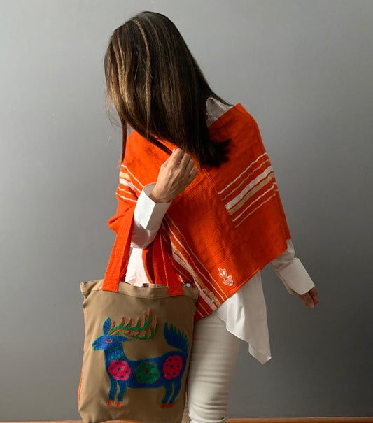 Bolsa Mazahua Mediana Kauyumari