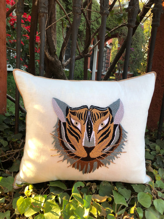 Cojín Mazahua Tigre